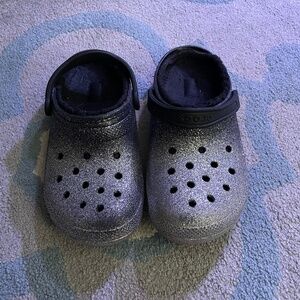 Crocs Unisex-Adult Classic Lined Glitter Clog